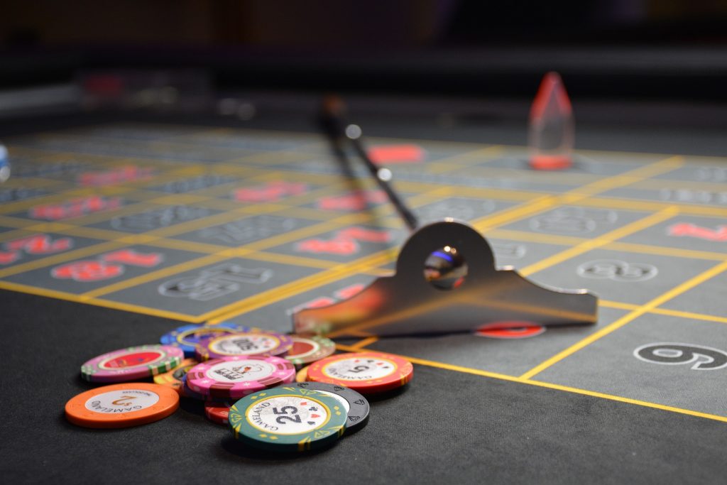 Tables games in a cruise ship casino